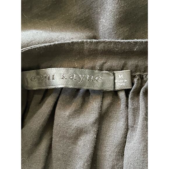 Jenni Kayne Black Willow Blouse Button Front Relaxed Fit Size Medium - Picture 7 of 11